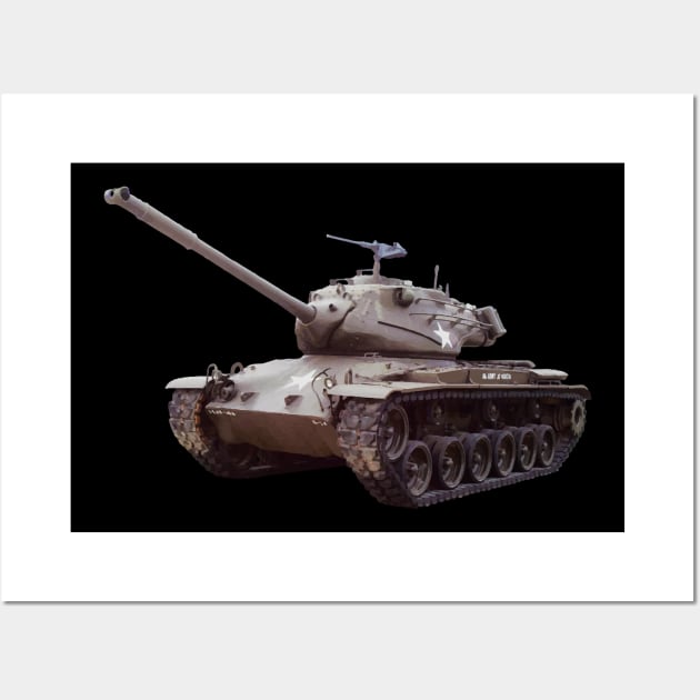 M47 Patton Tank American Army Cold War Tanks Wall Art by Battlefields